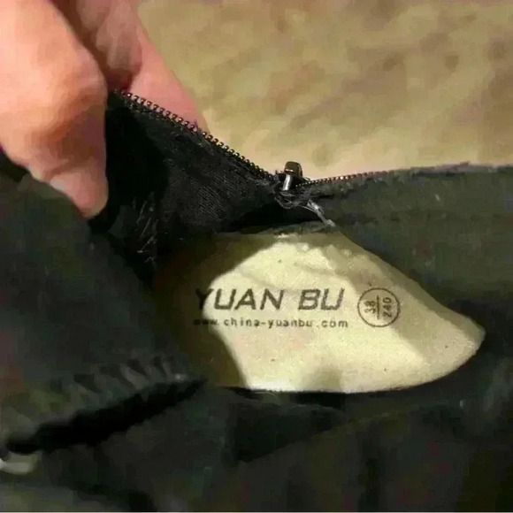 Yuabu lace up black shoe boots size 38 - Picture 7 of 7